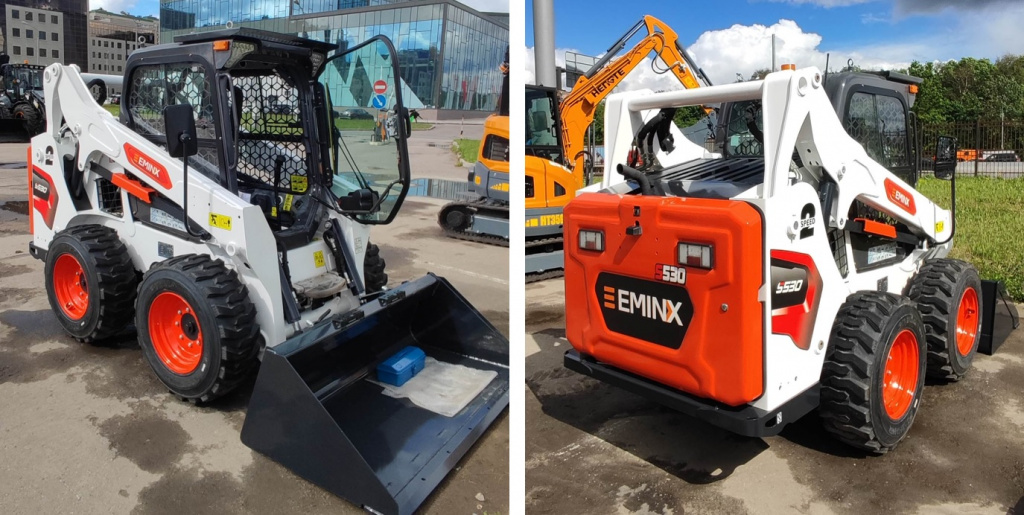 Первые мини-погрузчики EMINX S530 прибыли в Россию